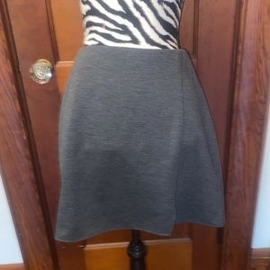 H&M gray heathered, mini skirt, size medium